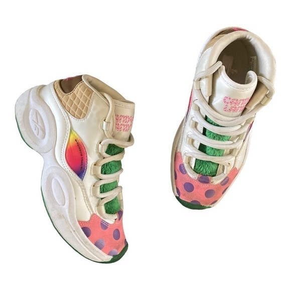 Hasbro x Reebok Question Mid Candy land Sneakers Trainers - Picture 6 of 12